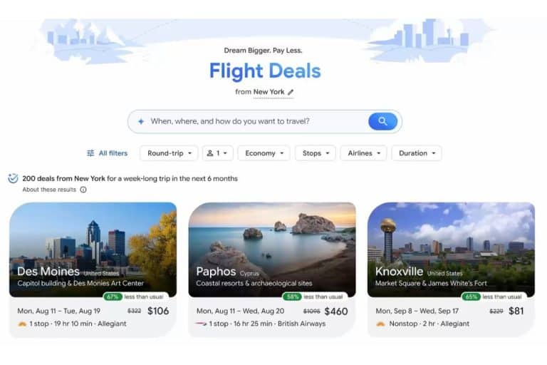 Google's AI can now help you find the cheapest airline tickets, and this is how to use it !