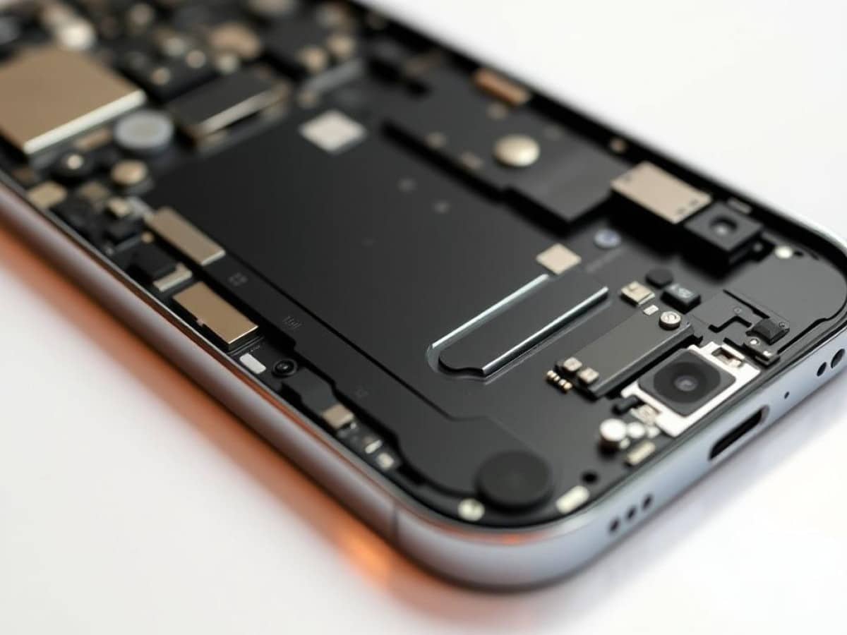 Un châssis d'iPhone 17 Pro en vadrouille