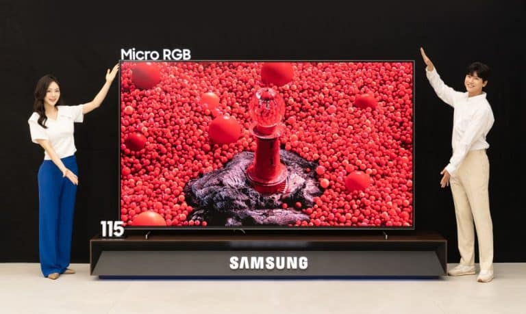 Samsung Unveils A Giant 115-Inch TV The Mysterious Micro RGB Revolution Begins
