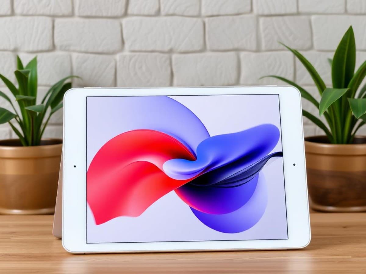 The iPad Pro 2024 on a bench