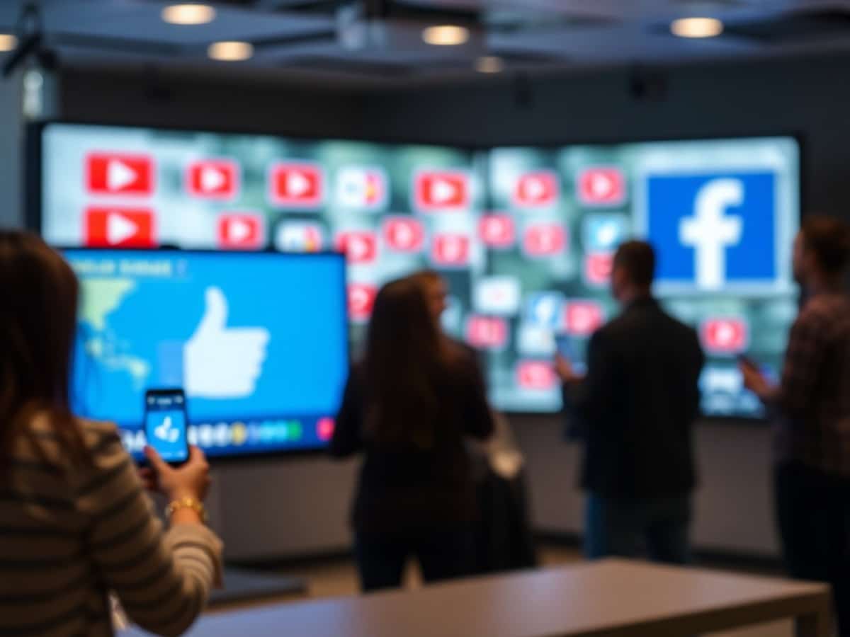 YouTube et Facebook, toujours en tête du paysage social américain