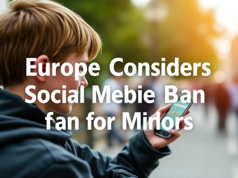Europe Considers Social Media Ban for Minors: Tackling Online Dangers