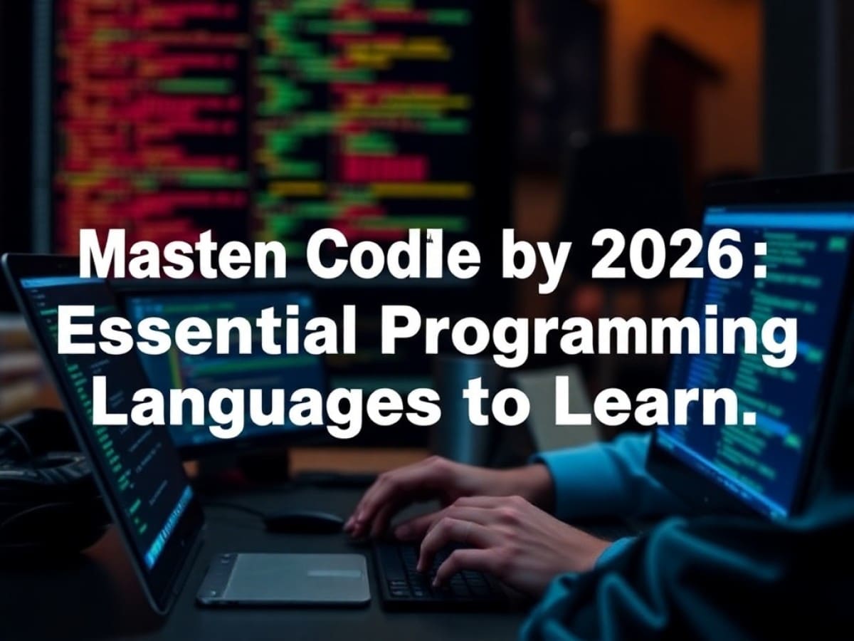 Apprendre à coder : quels sont les langages à maîtriser en 2026 ?