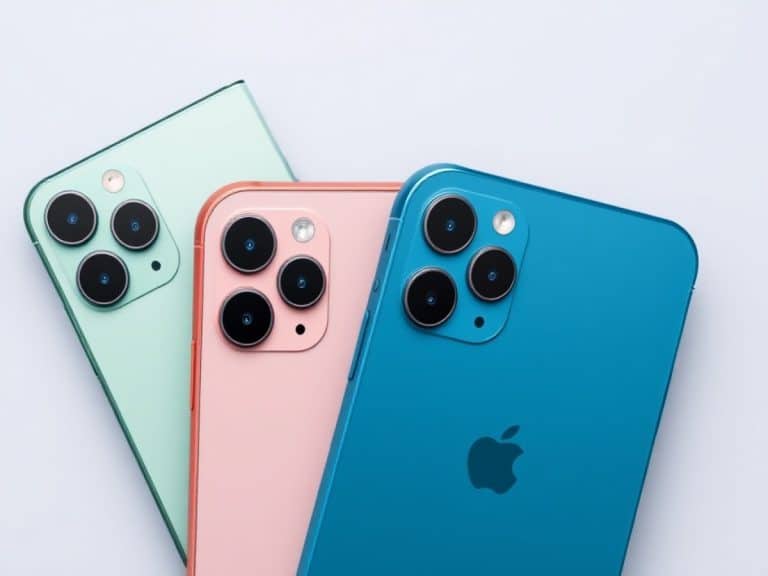 Les quatre coloris de l'iPhone 18 Pro se montrent en maquettes
