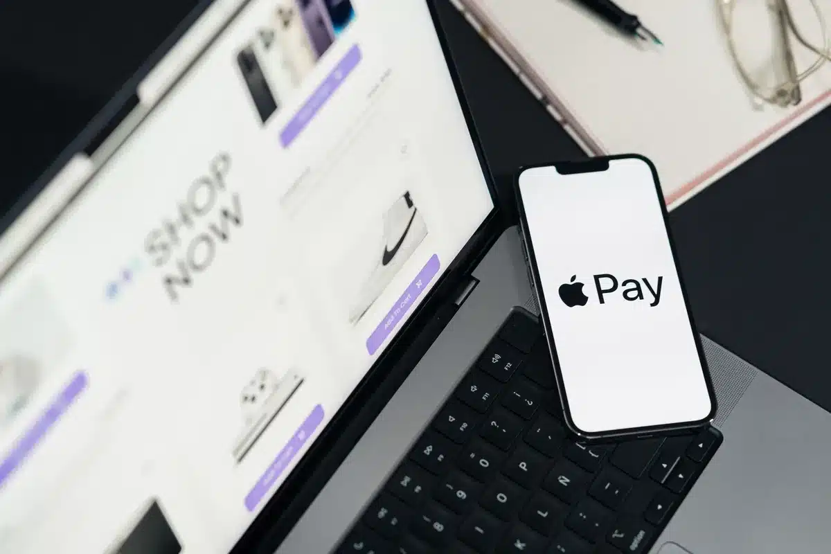 Smartphone showing app store interface with payment options and commission structure