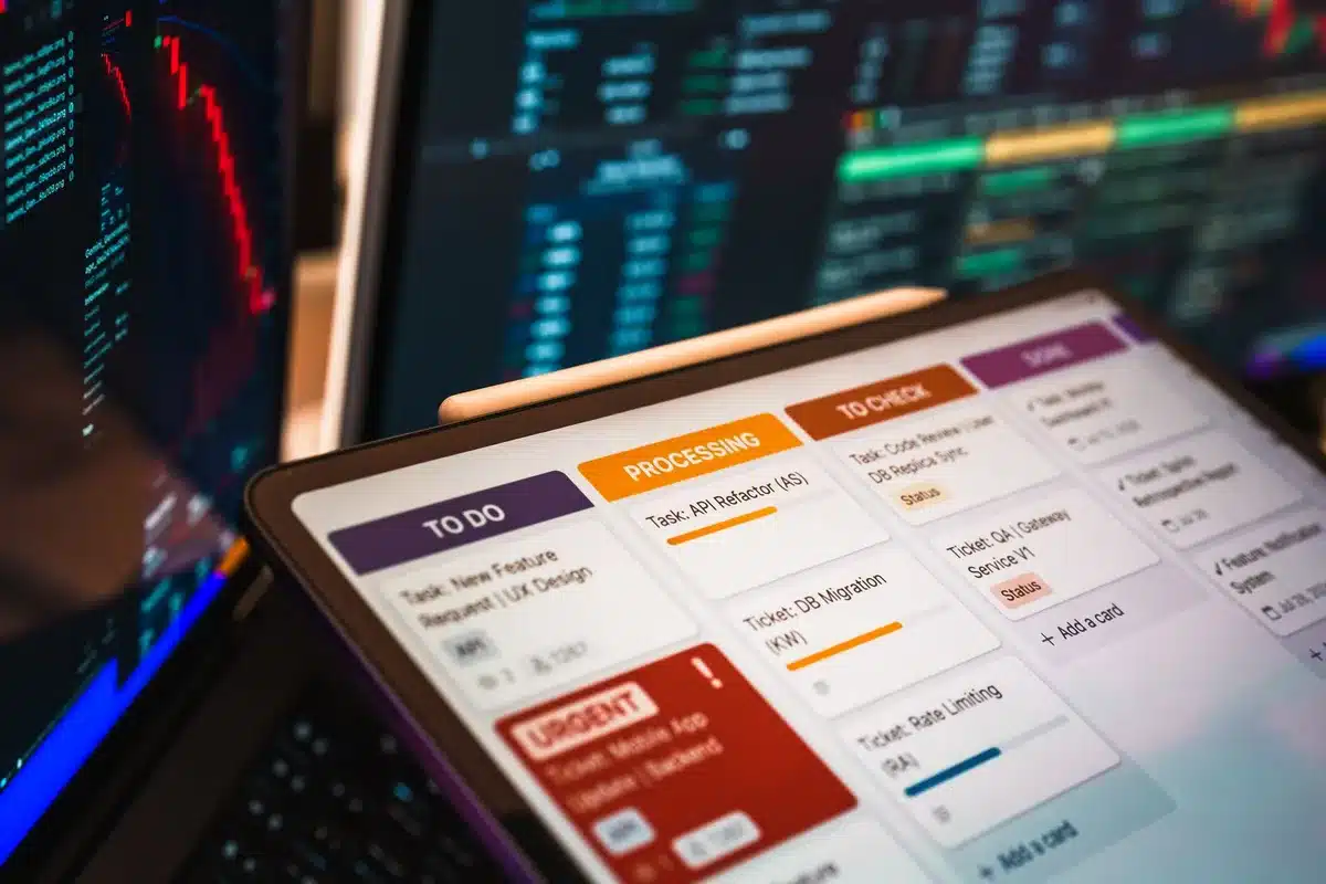 Tableau de bord d'analyse de données pour la gestion de projets numériques
