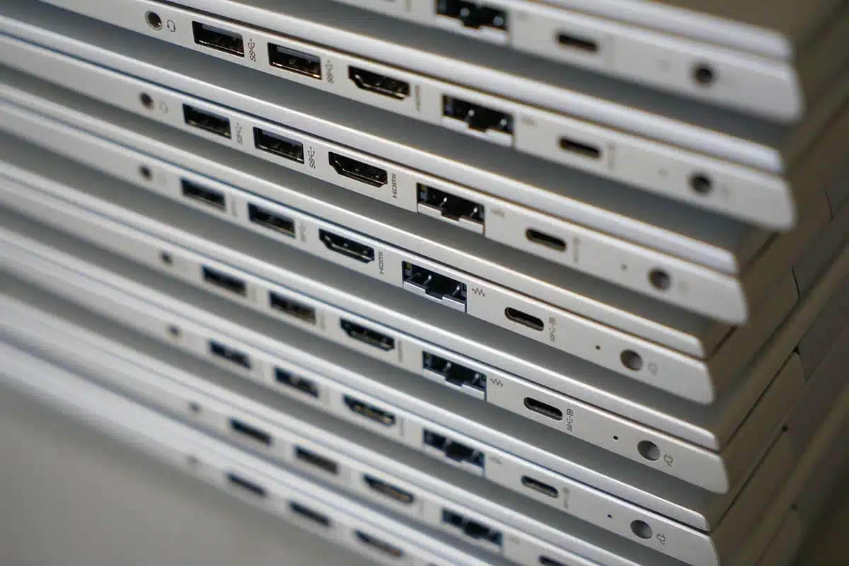 Close-up of a USB-C charger connected to a phone showing fast-charging setup